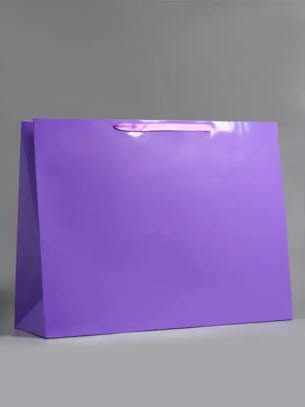 Пакет ламинированный горизонтальный "Пурпурный", XXL  61 х 46 х 20 см
