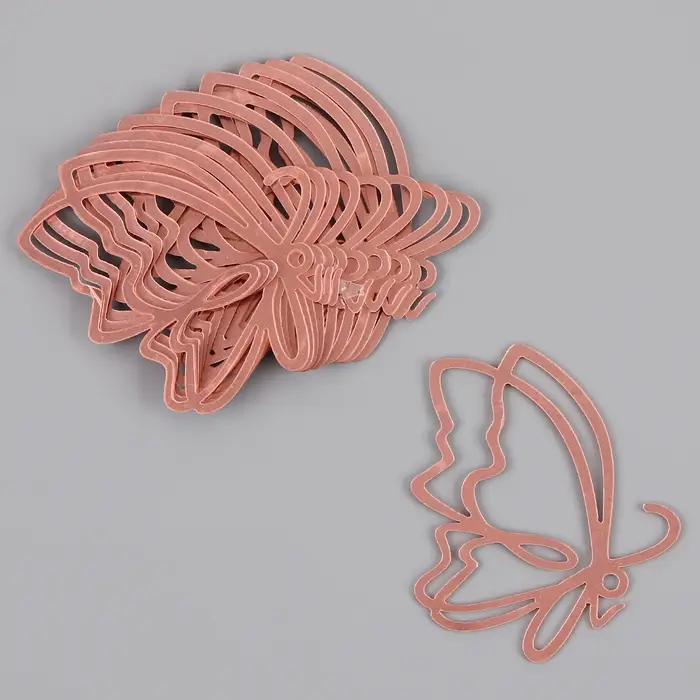 Топпер для торта «Бабочки», 5 шт., розовое золото Топпер для торта «Бабочки», 5 шт., розовое золото