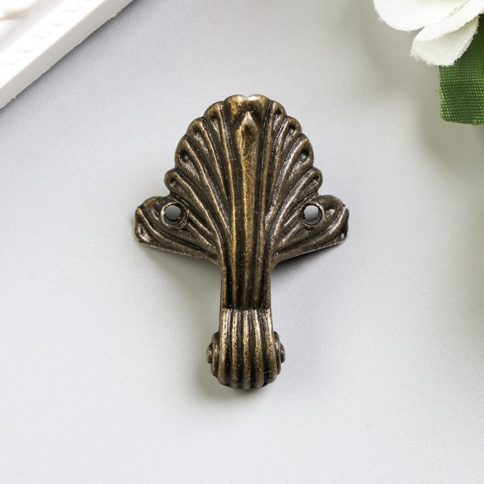 Уголок (ножка) для шкатулки "Старинная" набор 4 шт 4,8х3,7 см