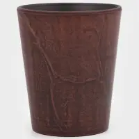 Стакан &laquo;Гладкий&lrm;&lrm;&raquo;, 400 мл., 11&times;10 см, красная глина