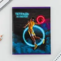 Тетрадь в клетку, 48 л., А5, на скрепке, блок №2 «Неон» МИКС Тетрадь в клетку, 48 л., А5, на скрепке, блок №2 «Неон» МИКС