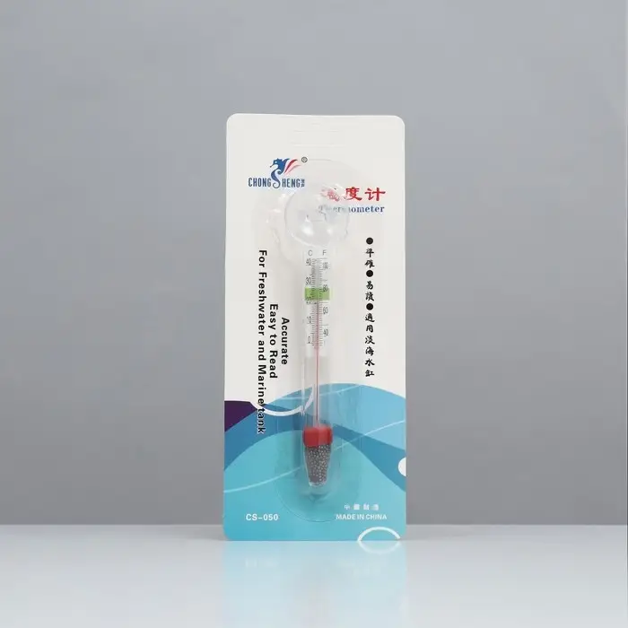 Термометр аквариумный на присоске утолщенный, 11 см Термометр аквариумный на присоске утолщенный, 11 см