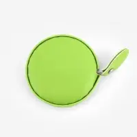 Сантиметровая рулетка портновская, искусственная кожа, 150 см (см/дюймы), зелёная