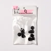 Заглушка для значка, d=1.1 см, (набор 10 шт.), чёрная