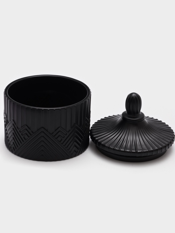 Сахарница "Chess. Queen", цвет черный, 400 мл, 10,5х10,5х13,7 см