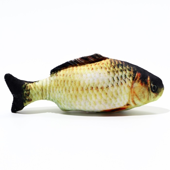 Игрушка  Игрушка "Рыба моей мечты!" с кошачьей мятой, сазан, 20 см