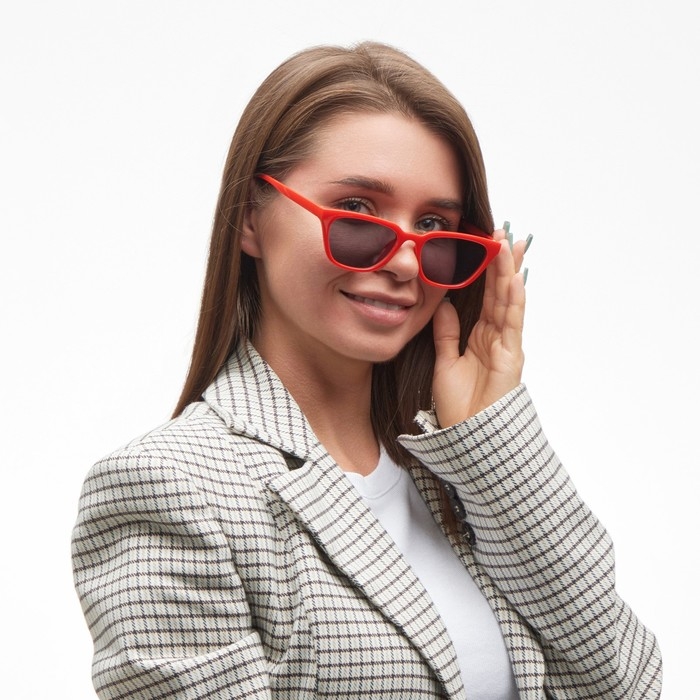 Очки солнцезащитные Очки солнцезащитные "OneSun", uv 400, дужка 14.5 см, ширина 14.5 см, линза 4 х 6.5 см