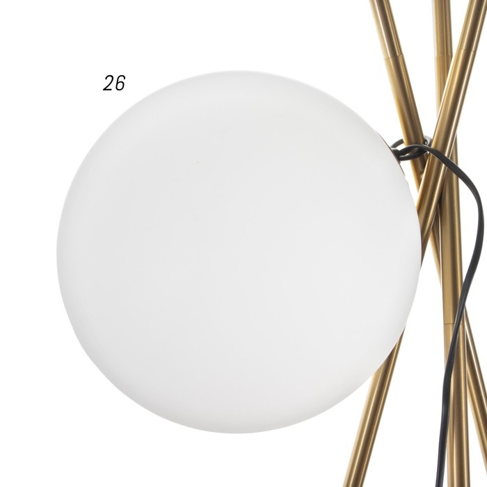 Торшер 19048/1 E27 40Вт медь 45х45х170 см