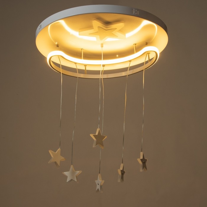 Люстра Люстра "Звездная" LED 44Вт 4000К белый 50х50х30 см BayerLux