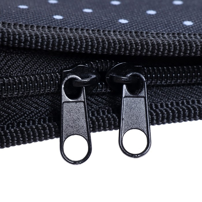 Папка с ручками текстильная, А4, 370 х 260 мм х 40мм, каркасная, 2В4 Папка с ручками текстильная, А4, 370 х 260 мм х 40мм, каркасная, 2В4 "Вдохновение. Белый горох"