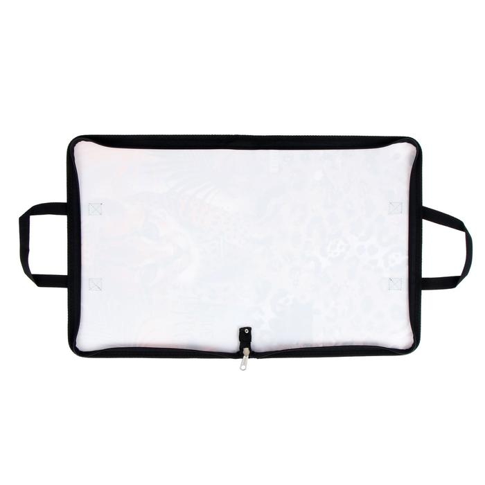 Папка с ручками А4+, 330 х 251 х 30 мм, молния вокруг, ErichKrause Wild Cat, 550 мкм, с принтом Папка с ручками А4+, 330 х 251 х 30 мм, молния вокруг, ErichKrause Wild Cat, 550 мкм, с принтом