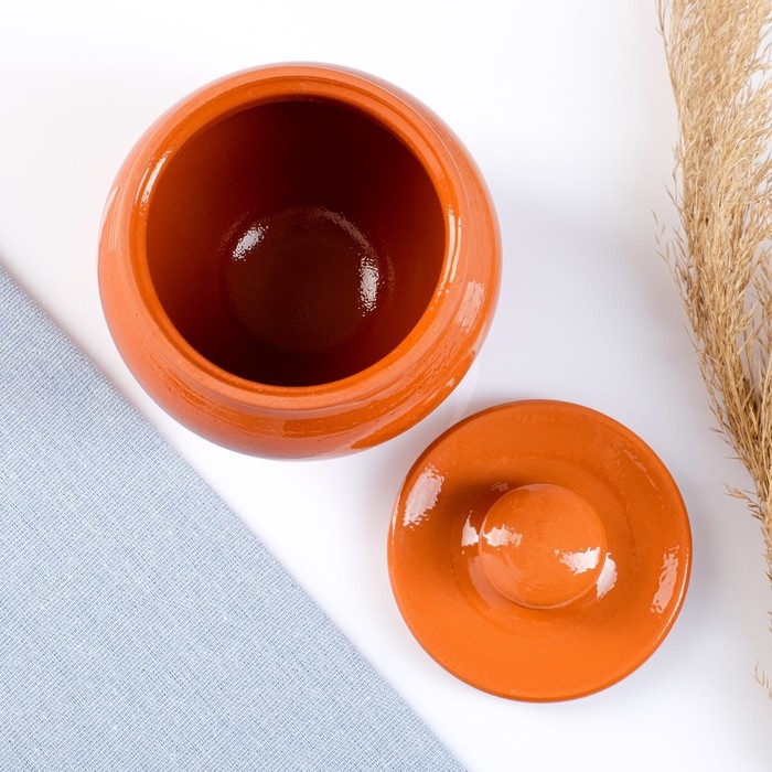 Набор  Набор "Вятская керамика №3" 6х0,5 + ухват + полка, терракота