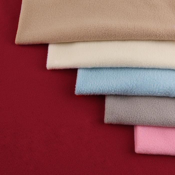 Лоскут флис, односторонний, 50 × 50 см, 190 г/м, цвет красный №1B