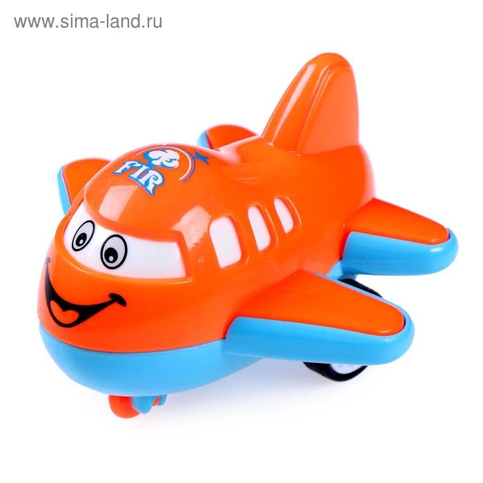 Самолет инерционный «Лайнер с глазками», МИКС Самолет инерционный «Лайнер с глазками», МИКС