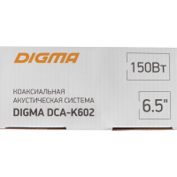 Акустическая система Digma DCA-K602, 16 см, 150 Вт, набор 2 шт