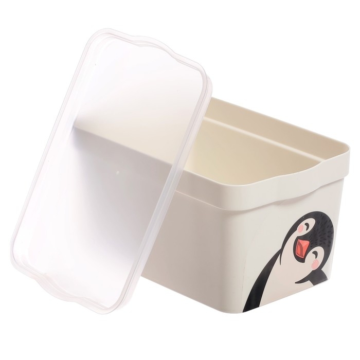 Детский ящик Lalababy Cute Penguin, 2,3 л Детский ящик Lalababy Cute Penguin, 2,3 л