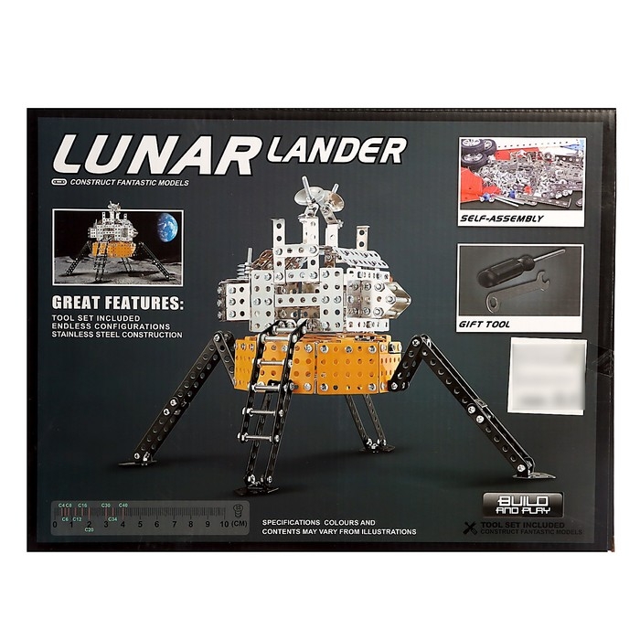 Конструктор металлический «Станция на луне», 558 деталей Конструктор металлический «Станция на луне», 558 деталей