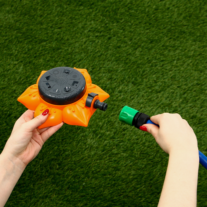 Распылитель многофункциональный, 8 режимов, под коннектор, пластик, «Цветок», Greengo Распылитель многофункциональный, 8 режимов, под коннектор, пластик, «Цветок», Greengo