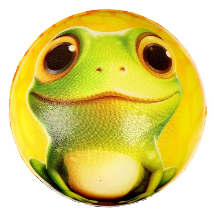 Мяч детский мягкий «Веселись», лягушка 7,6см , в шоубоксе Мяч детский мягкий «Веселись», лягушка 7,6см , в шоубоксе