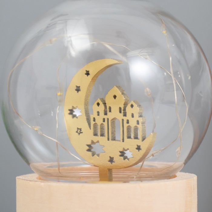 Ночник «Шар-мечеть» LED 3хAG10 шар 8см 6,5х6,5х11,5см Ночник «Шар-мечеть» LED 3хAG10 шар 8см 6,5х6,5х11,5см