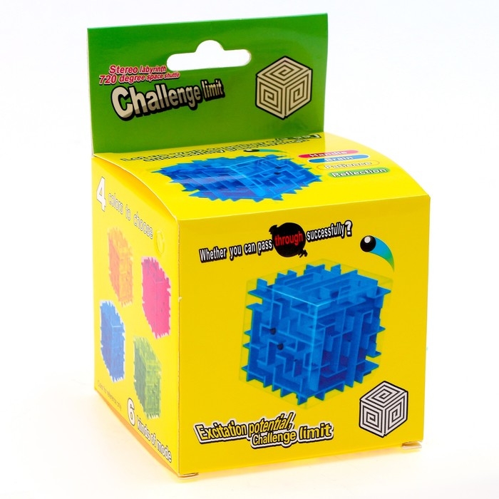 Головоломка «Лабиринт», цвет жёлтый Головоломка «Лабиринт», цвет жёлтый