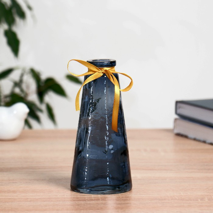 Ваза Ваза "Волшебные мгновения" лазурь d-3,5см 7,5(дно)х15см