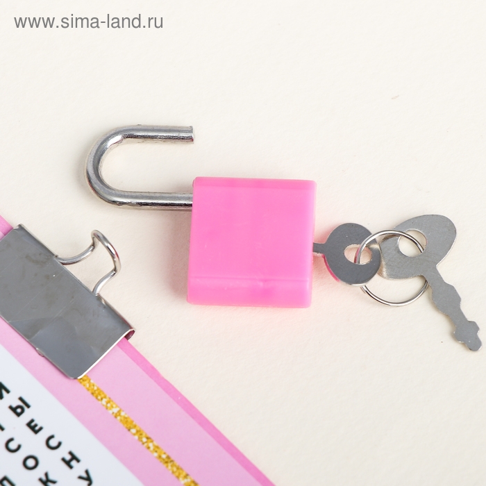 Записная книжка на замочке «Дневничок самой чудесной»,А6, 50 листов . Записная книжка на замочке «Дневничок самой чудесной»,А6, 50 листов .