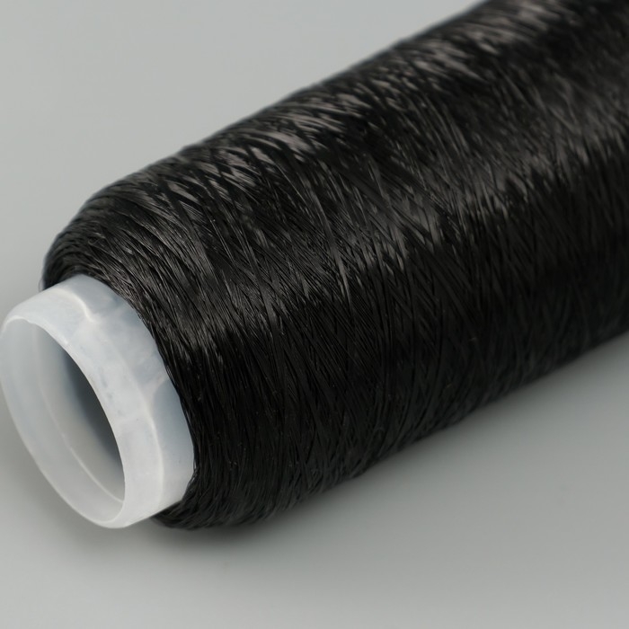 Мононить для творчества d 0.13 мм, 7000 м, цв. черный Мононить для творчества d 0.13 мм, 7000 м, цв. черный