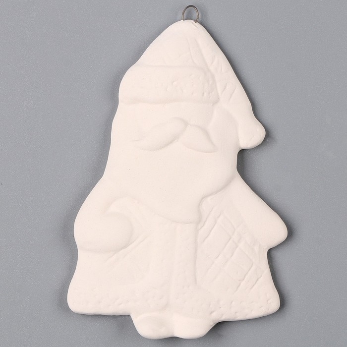 Новый год! Ёлочное украшение под раскраску «Дед мороз», с подвесом Новый год! Ёлочное украшение под раскраску «Дед мороз», с подвесом