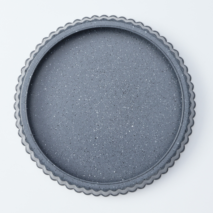 Форма для выпечки Доляна «Элин Мрамор», d=24 см, съёмное дно, антипригарное покрытие, цвет серый Форма для выпечки Доляна «Элин Мрамор», d=24 см, съёмное дно, антипригарное покрытие, цвет серый
