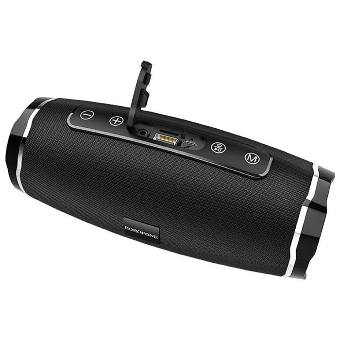 Портативная колонка Borofone BR3 Rich, 10 Вт, BT5.0, microSD, USB, 1200 мАч, чёрная Портативная колонка Borofone BR3 Rich, 10 Вт, BT5.0, microSD, USB, 1200 мАч, чёрная