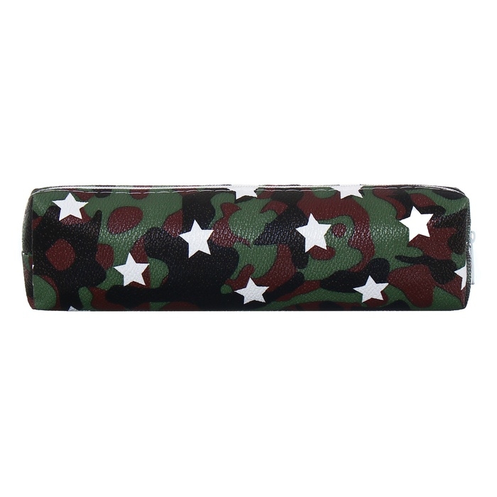 Пенал школьный на молнии Calligrata Пенал школьный на молнии Calligrata "Миллитари", хаки