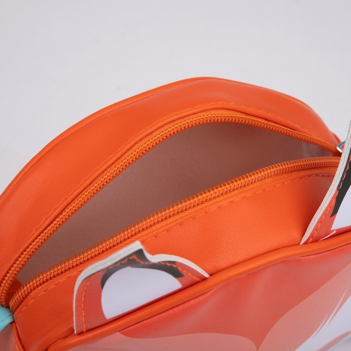 Сумка детская для девочки Сумка детская для девочки "Лисенок", искусственная кожа, с брелком, 18х15х2 см