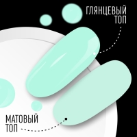 Гель лак для ногтей, «CLASSIC COLORS», 3-х фазный, 8мл, LED/UV, цвет мятный (26)