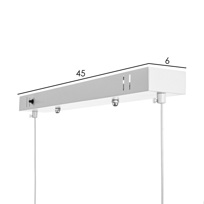 Светильник с ПДУ Светильник с ПДУ "Кендо" LED 160Вт 3000-6000К белый 100х24х25-125 см