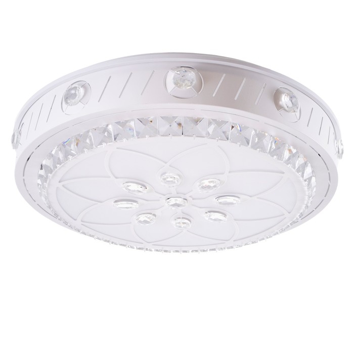 Люстра с ПДУ 1232/1 LED 95Вт 3000-6000К белый 50х50х9 см BayerLux