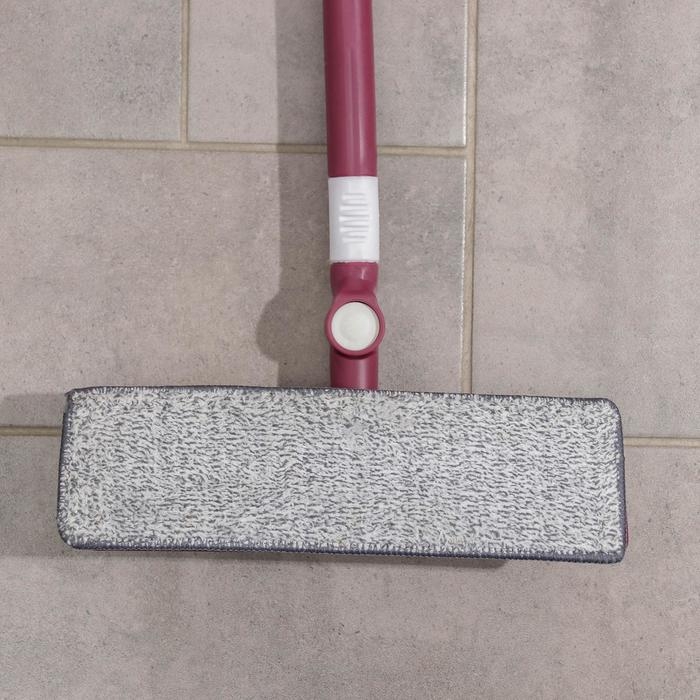 Окномойка с насадкой из микрофибры Доляна, фиксатор, стальная телескопическая ручка, 27×8×86(126) см, цвет МИКС Окномойка с насадкой из микрофибры Доляна, фиксатор, стальная телескопическая ручка, 27×8×86(126) см, цвет МИКС