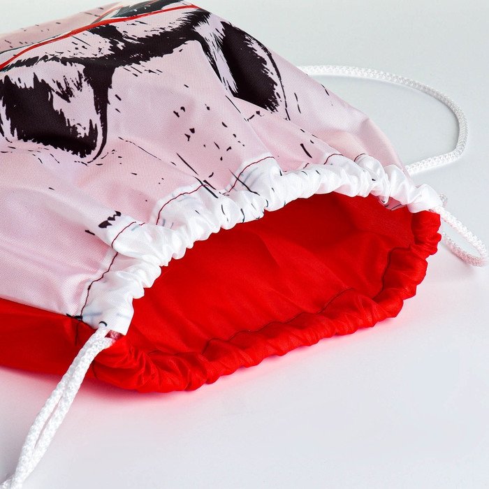 Мешок для обуви на шнурке, цвет белый