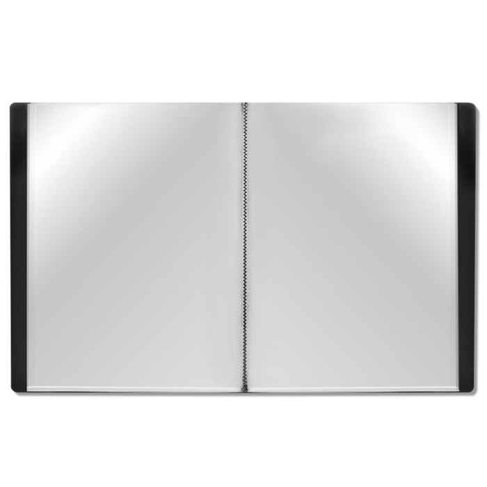 Папка с 20 вкладышами А3, 800 мкм, Calligrata, текстура Папка с 20 вкладышами А3, 800 мкм, Calligrata, текстура "песок", чёрная