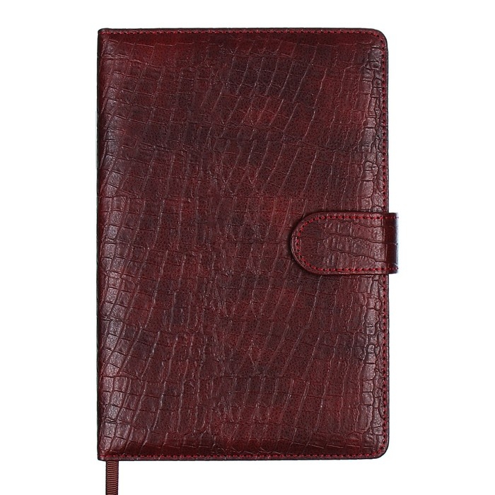 Ежедневник недатированный, обложка ПВХ, формат А5, 140 листов в клетку, на кнопке, рептилия, МИКС Ежедневник недатированный, обложка ПВХ, формат А5, 140 листов в клетку, на кнопке, рептилия, МИКС