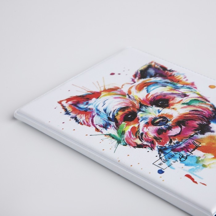 Обложка для паспорта, цвет белый Обложка для паспорта, цвет белый