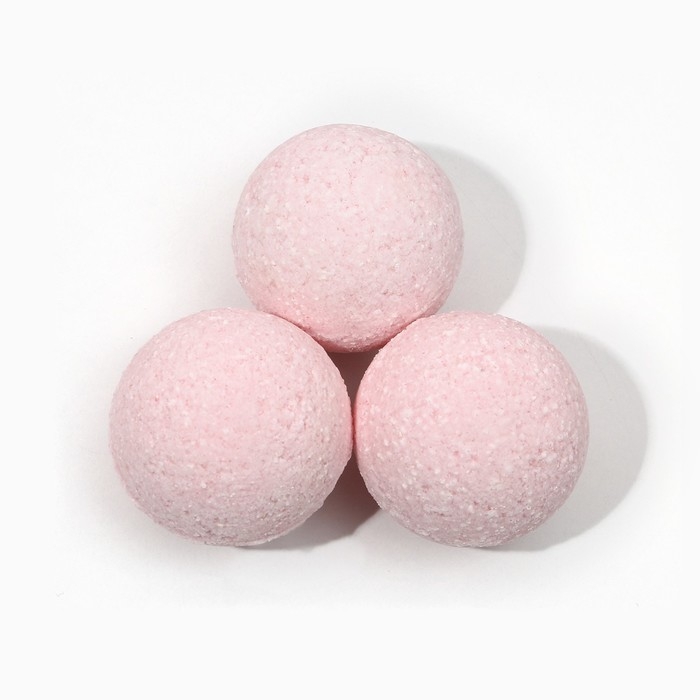 Подарочный набор косметики «Думаю о тебе», бомбочки для ванны 3 х 40 г, ЧИСТОЕ СЧАСТЬЕ