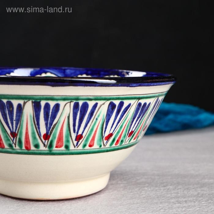 Коса Риштанская Керамика  Коса Риштанская Керамика "Узоры", 18 см, большая, микс