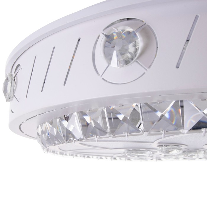 Люстра с ПДУ 1232/1 LED 95Вт 3000-6000К белый 50х50х9 см BayerLux