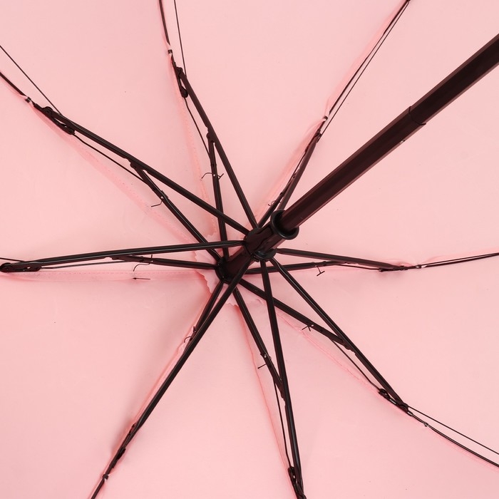 Зонт женский механический, 8 спиц, d=95, розовый минимализм Зонт женский механический, 8 спиц, d=95, розовый минимализм