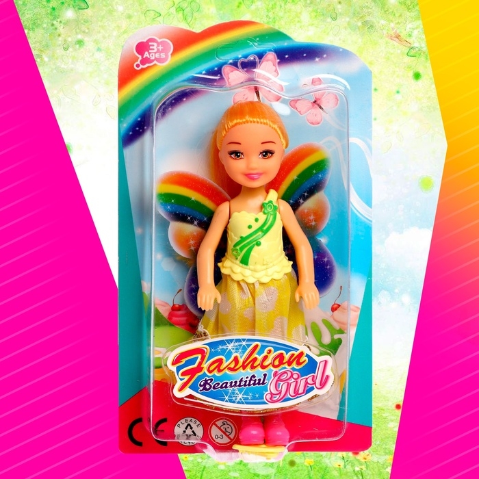 Кукла сказочная «Бабочка» с аксессуарами, МИКС Кукла сказочная «Бабочка» с аксессуарами, МИКС