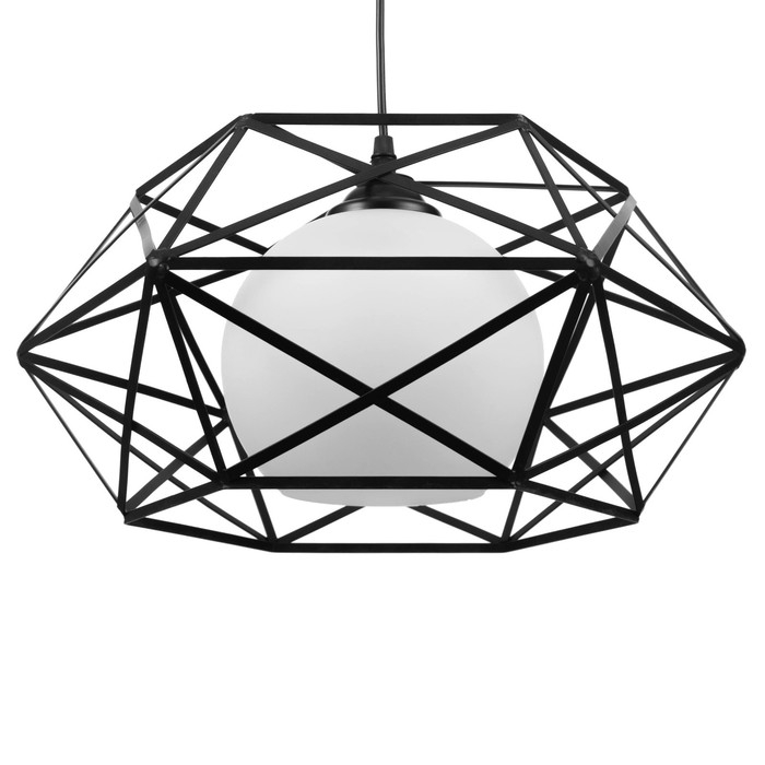 Светильник BayerLux "Софит" 1х40Вт E27 черный 35х35х19 см.