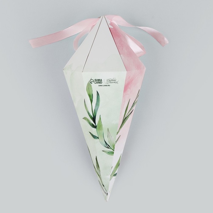 Переноска - шестиугольник для цветов «Для тебя!», белая 15 х 35 х 15 см Переноска - шестиугольник для цветов «Для тебя!», белая 15 х 35 х 15 см