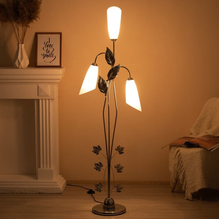 Торшер  Торшер "Симпл" 3x15Вт E27 хром