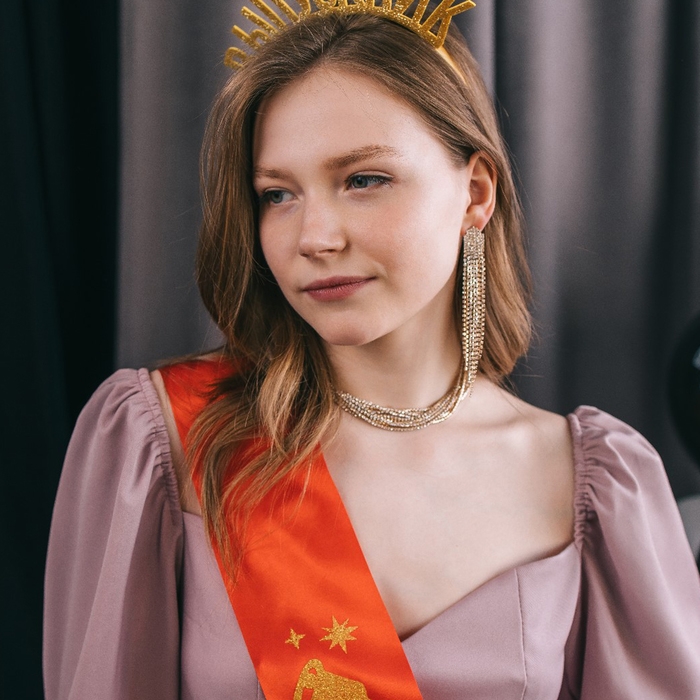 Чокер «Лёд» аристократичный, цвет белый в золоте, 30 см Чокер «Лёд» аристократичный, цвет белый в золоте, 30 см